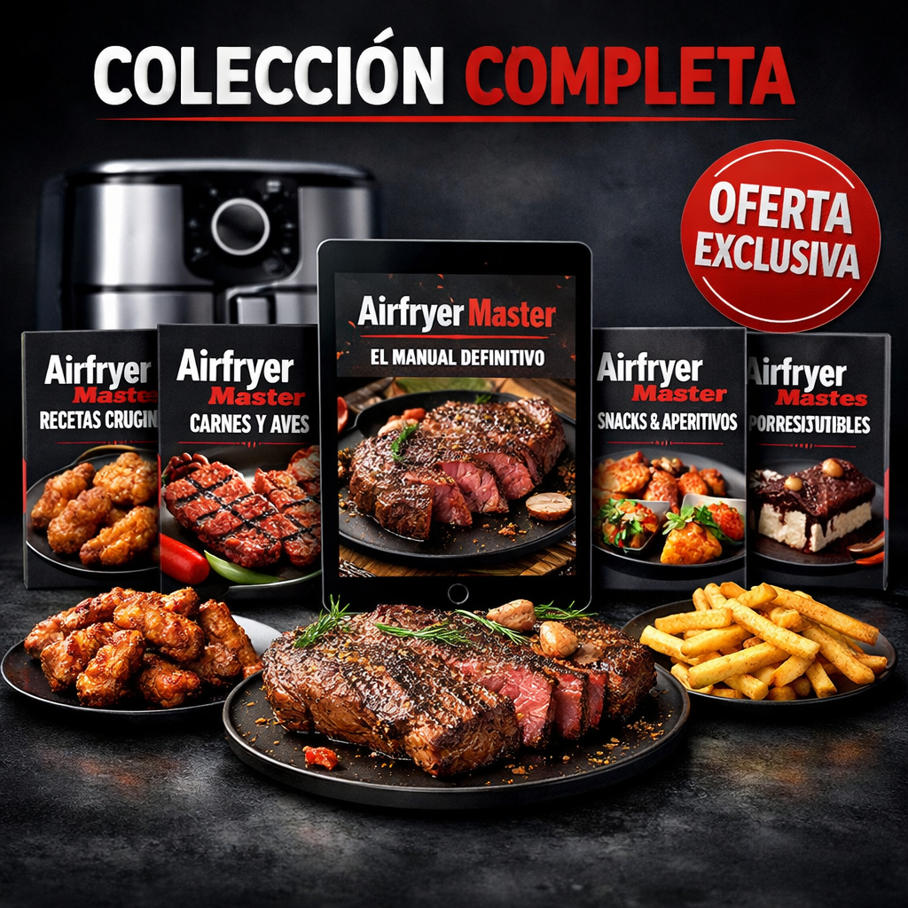 Colección "Airfryer Master" (6 Libros en 1): El Complemento Perfecto 🍟🔥